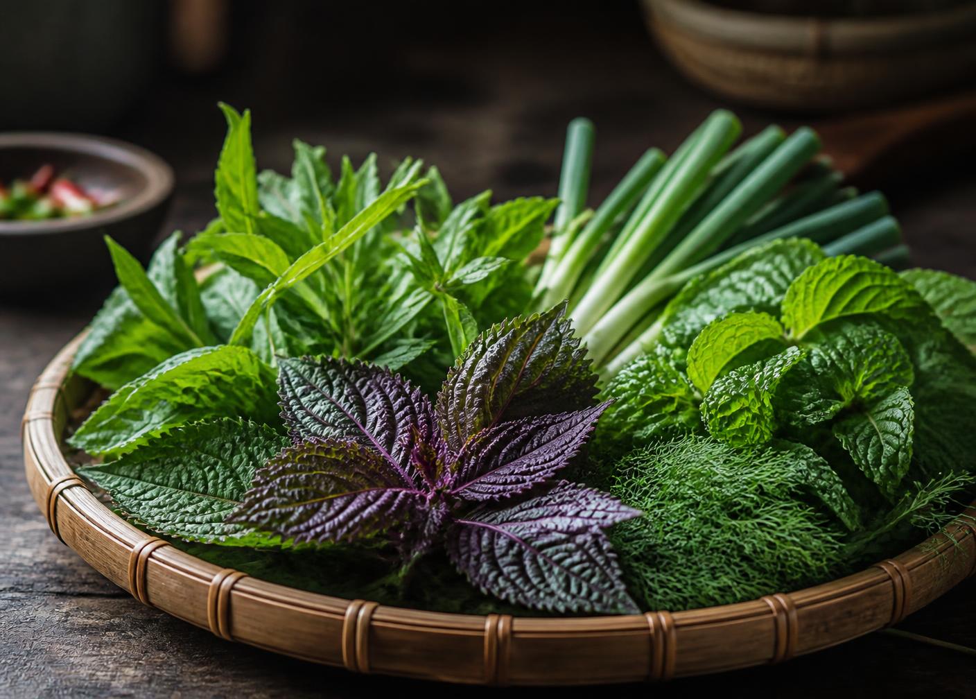 Vì sao người Hà Nội thích dùng rau thơm?