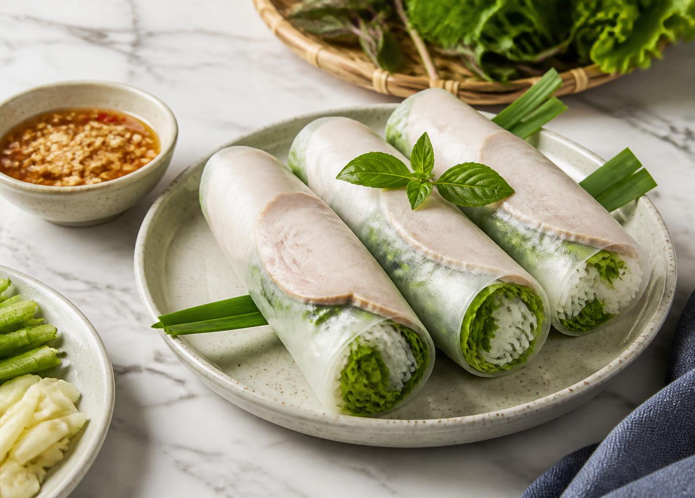 Thịt heo cuốn