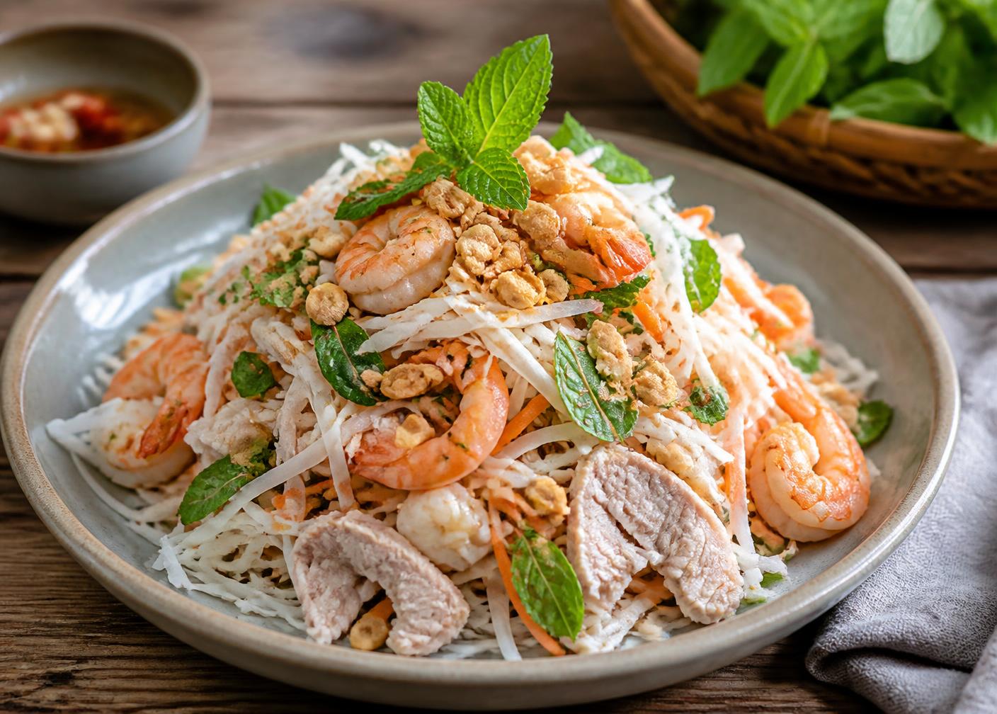 Nộm cổ hũ dừa miền Tây